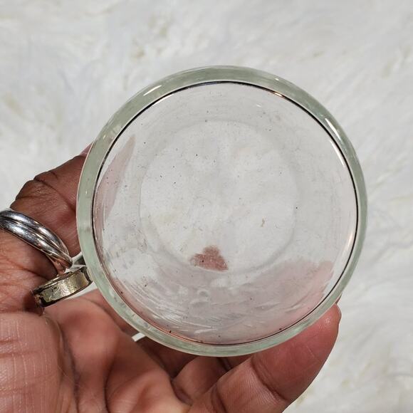 Vintage Etched Syrup Pitcher With Metal Handle - Picture 7 of 8